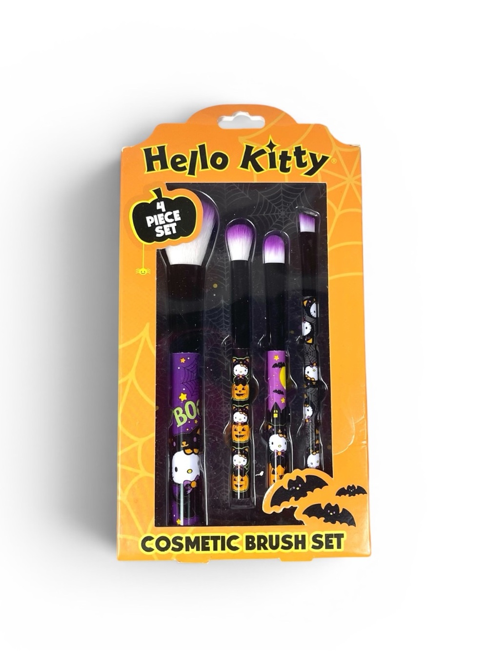 Hello Kitty Purple & Black Halloween Makeup Brush Set